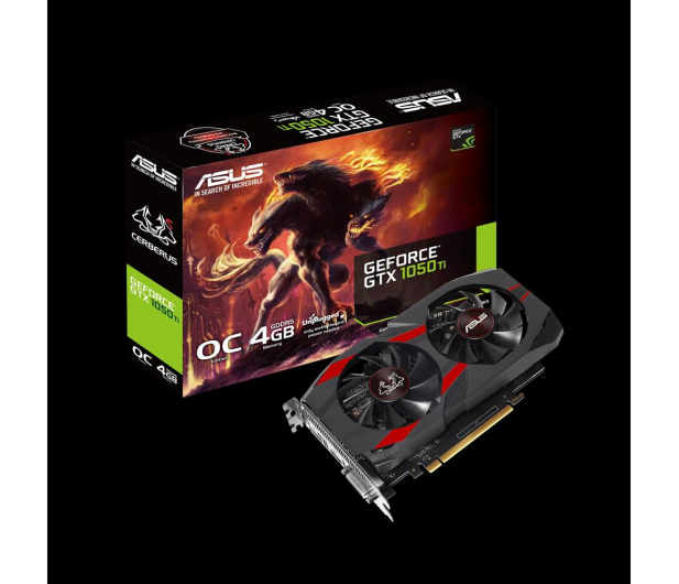 ASUS GeForce GTX 1050 Ti Cerberus OC 4GB GDDR5 - 415313 - zdjęcie 3